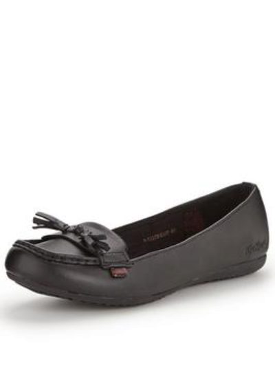 Kickers Verda Tass Moccasin Flat Leather Shoes Kickers Verda Tass Moccasin Flat Leather Shoes